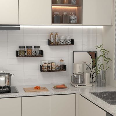 折りたたみのないラック 202406 リビング用 田舎風の装飾壁棚