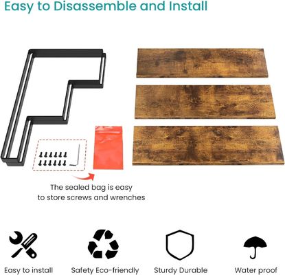 オールシーズン 木製 3 ステップ ディスプレイ リザー スタンド バンブー ストレート ディスプレイ ラック 小売用