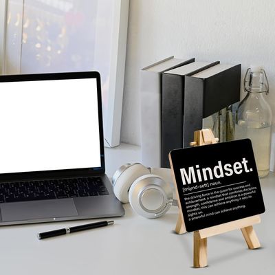 塗装された家飾り プレゼント インスピレーション 動機付け 木製サイン オフィス デスク