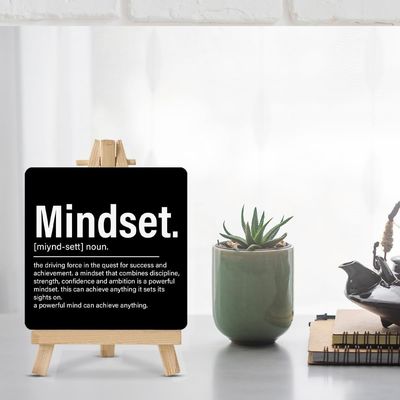 塗装された家飾り プレゼント インスピレーション 動機付け 木製サイン オフィス デスク