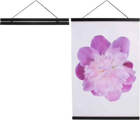 カスタマイズされたロゴ 許容される 木 A4 6X24 16X22 16X20 ハンガーポスターフレーム 16 インチ幅