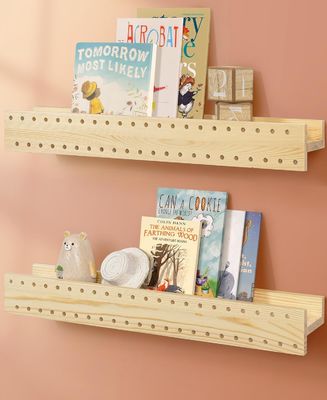 天然木 DIY 壁書棚 モダン 壁掛け 棚 OEM 本棚