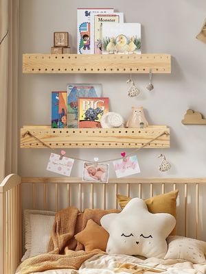 天然木 DIY 壁書棚 モダン 壁掛け 棚 OEM 本棚