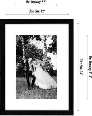 木製 オーダーメイド ロゴ サイズ 12X16 8X12 マット と 破裂 耐える ガラス と 画像 フレーム