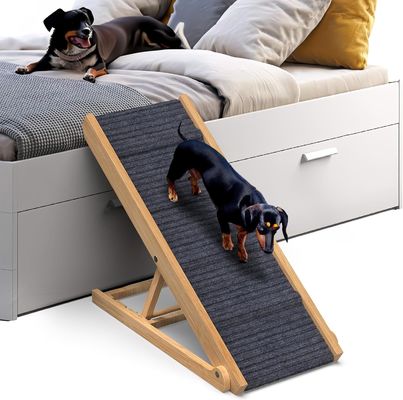 調整可能な木製の犬のランプ ソーフ 松の木材 レーザー印刷 彫刻 取れるカバー