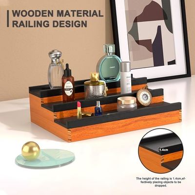 オーダーメイド ロゴ 受け入れられる 木製 コロニウム スタンド 隠されたコンプの香水オーガナイザー