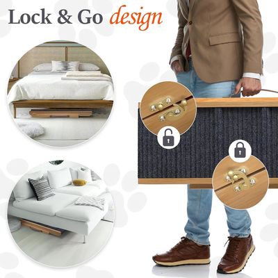 調整可能な木製の犬のランプ ソーフ 松の木材 レーザー印刷 彫刻 取れるカバー