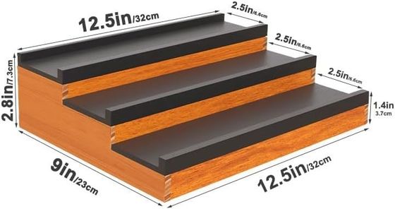 オーダーメイド ロゴ 受け入れられる 木製 コロニウム スタンド 隠されたコンプの香水オーガナイザー