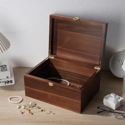 プリント ハンドリング グロシーラミネーション 木製収納箱 蓋付き コンペティティブ 11x 8.9x49