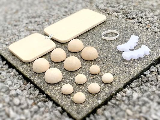 木製の足運動器 バランスボード 落ちたアーチを防止する クラシックデザインスタイル