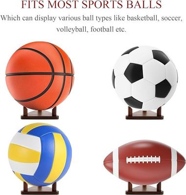 マシッドウッド オーダーメイド ロゴ ボール ディスプレイ スタンド サッカー バスケットボール サッカー ボレーボール