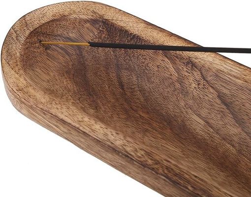 ギフト・クラフト 木製 茶色の香香 燃焼器 スタック 保持 トレイ 香りの部屋の装飾