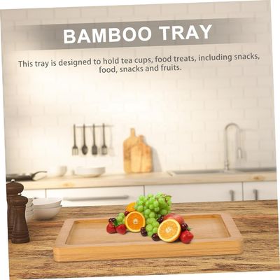 リビングルームの装飾 カスタム 4pcs 木製パレットトレイ 食品サービスとディスプレイトレイ