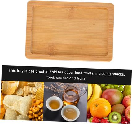 リビングルームの装飾 カスタム 4pcs 木製パレットトレイ 食品サービスとディスプレイトレイ