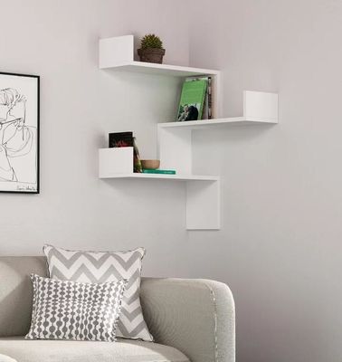 オーダーメイドロゴサイズのための調整可能な木製壁棚 装飾的な現代家具