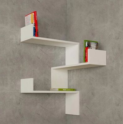 オーダーメイドロゴサイズのための調整可能な木製壁棚 装飾的な現代家具