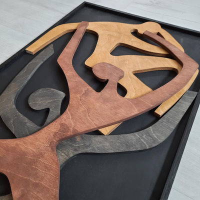 オフィス装飾 更新 木製 壁掛け 暖房 贈り物 人材 木材 垂直 壁画