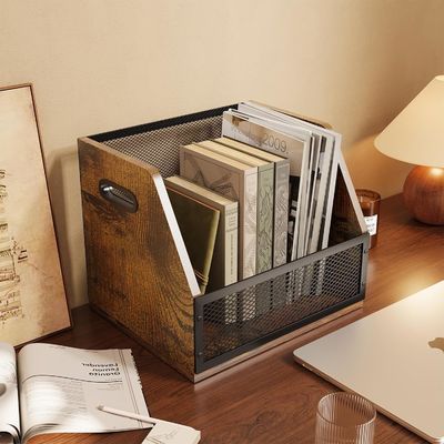 レトロブラウンビニールレコード収納箱 頑丈なLPレコードキャストと機能的なデザイン