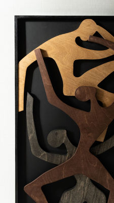 オフィス装飾 更新 木製 壁掛け 暖房 贈り物 人材 木材 垂直 壁画