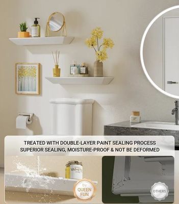 Y 郵便 包装 現代のカスタム ロゴ 2 枚セット 壁装飾用の浮遊棚