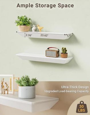 Y 郵便 包装 現代のカスタム ロゴ 2 枚セット 壁装飾用の浮遊棚