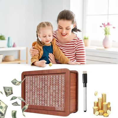 OEM/ODM 許容される 木製 キャッシュ 節約 自然色と標準のお金節約