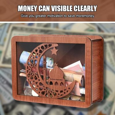 OEM/ODM 許容される 木製 キャッシュ 節約 自然色と標準のお金節約