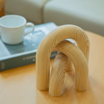 ヨーロッパ 地域 特徴 家庭用 オフィス リビング 室内 飾り付け 木製 結び目 チェーン リンク 飾り付け