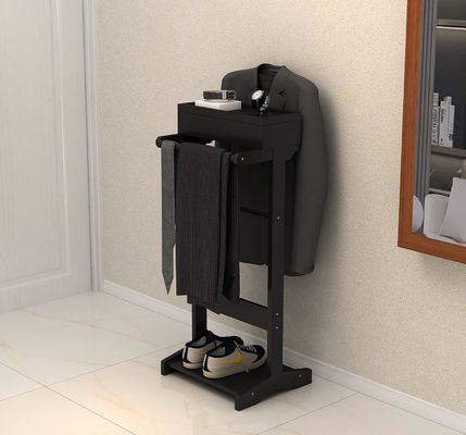 オーダーメイド ロゴ 木製 衣料棚 棚 と バレット スタンド