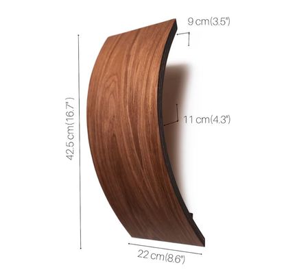 機能的なデザイン オーダーメイドロゴと多機能デザインの木製タオル棚