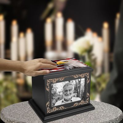 独特の写真枠 人 の 灰 の 焼却 器 人 の 焼却 器 印刷 シルクスクリーン 印刷