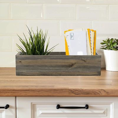 他のギフト・クラフト 贅沢な田舎茶色の木製のプランターボックス