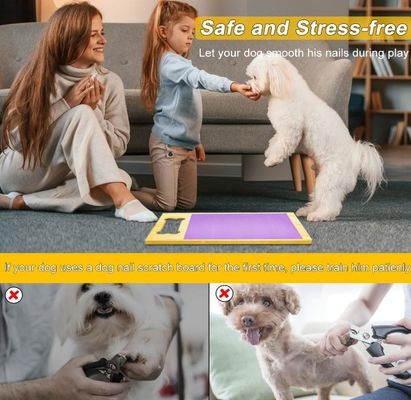 犬のネイルファイル スクラッチパッド 犬のネイル磨きネイルのための高量メリット