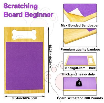 犬のネイルファイル スクラッチパッド 犬のネイル磨きネイルのための高量メリット