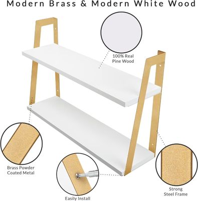 家具 2階建て モダンな風俗的な浮遊壁棚