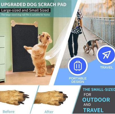 木製 犬の爪のスクラッチパッド 犬のための高量の木製のスクラッチボード
