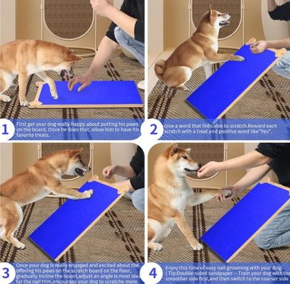 木製 犬の爪のスクラッチパッド 犬のための高量の木製のスクラッチボード