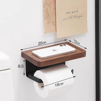 木製の貯蔵ホルダー 壁に設置されたラック 浴室 キッチン 寝室