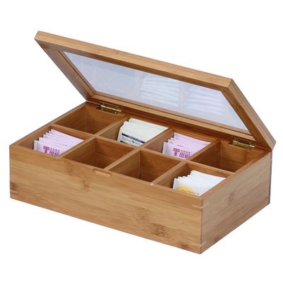 この使いやすい竹彩の日本茶箱で お茶のコレクションを整理してください