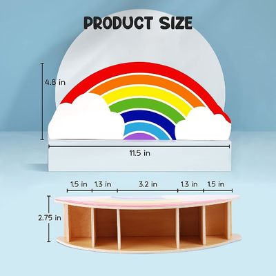 シルクスクリーン印刷 固木で電話と供給組織のための竹木キャディ