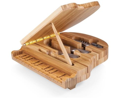 BAMBOO チーズボードナイフセット 切断ブロックとチャルコテリーボードのためのスリークデザイン