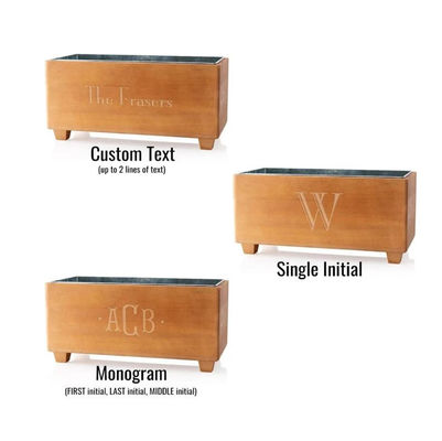 オーダーメイド ロゴ シャンパン クーラー バケツ 記念日 木造 ギフト パーソナライズされたデザイン