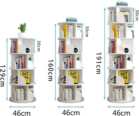 カスタマイズされたロゴ カラフル 360 度回転書棚 子供用書庫