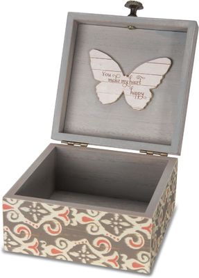 オーダーメイド ロゴ 環境に適した シンプル スピリッツ モデル バターフライ ジュエリー ボックス