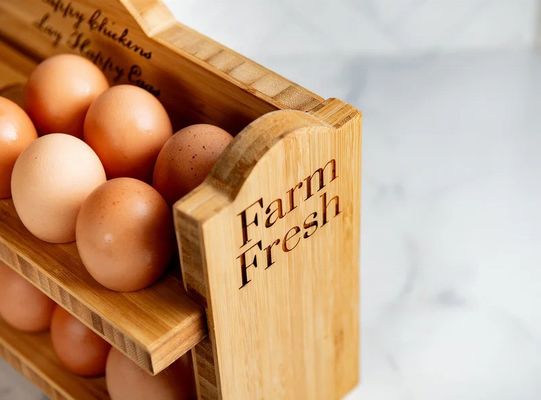 エコフレンドリー バンブー ロースティック 木製 卵箱 冷蔵庫 焼却 オーダーメイド 要求