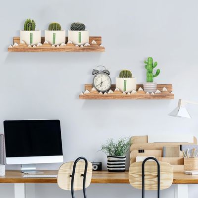 カスタマイズされたロゴ 壁にマウント 3個セット スノーマウンテン 浮遊棚 幼稚園