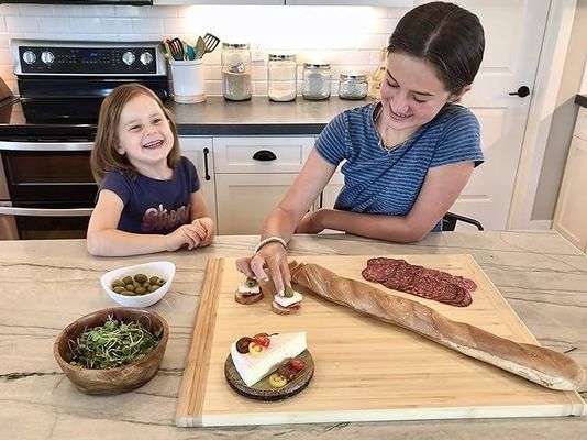 汎用 BSCI LFGB 8 異なるサイズ バンブー プルアウト 切断板