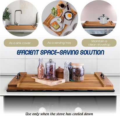 ガスと電気ストーブ 堅牢なハンドル 切断ブロック 202405 ヌードルボードストーブカバー