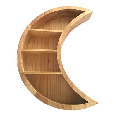 家庭 家具 壁掛け 月 木製 浮き棚 リビング 寝室 飾り付け