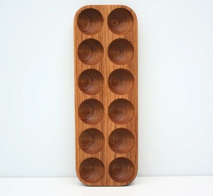 カウンタートップの組織のための実用的な単層木製の卵保持器